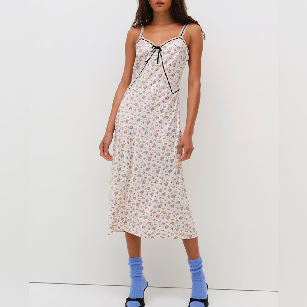 Samantha Maxi Slip Dress For Love & Lemons